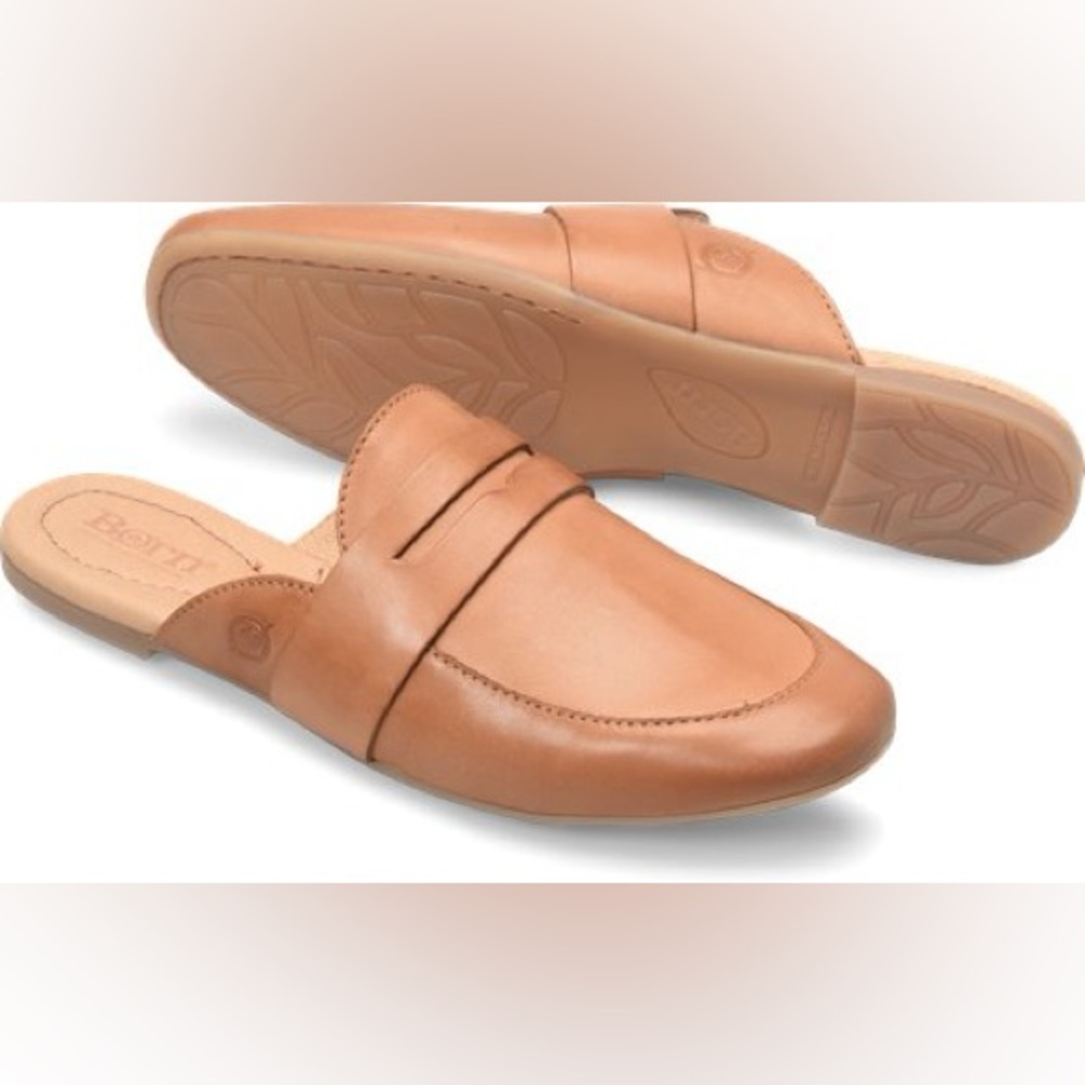 ISO Born Cayo mule, sizes 6 or 6.5, color Cognac